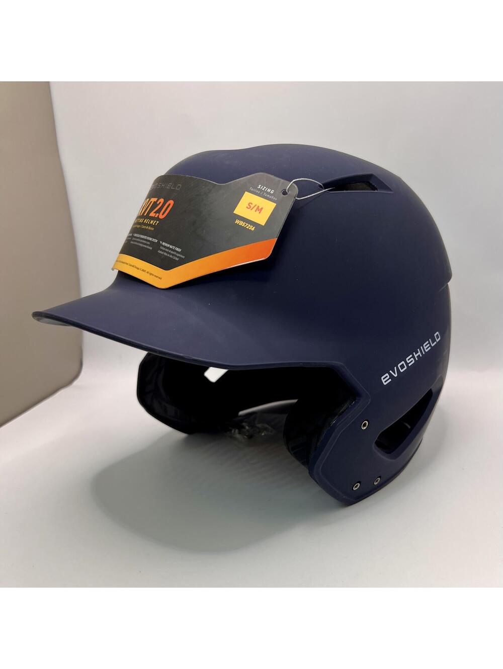 EvoShield XVT 2.0 Matte Black Batting Helmet M/L Lightweight Protection